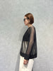 RAGLAN TULLE PULLOVER