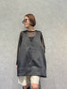 RAGLAN TULLE PULLOVER