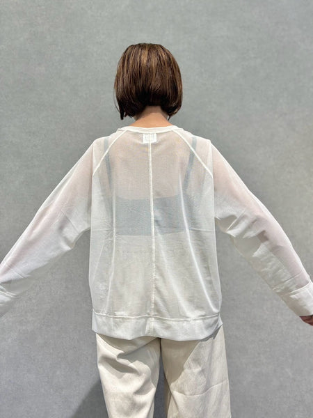 RAGLAN TULLE PULLOVER