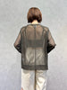 RAGLAN TULLE PULLOVER