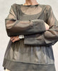 RAGLAN TULLE PULLOVER