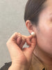 CHAIN PEARL S EARRING/PIERCE
