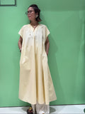V NECK TENT LINE ONEPIECE
