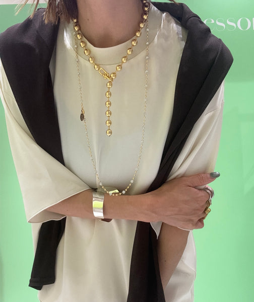 BIG BALL CHAIN NECKLACE
