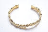 PEARL BEADS DEFORMATED BANGLE