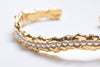 PEARL BEADS DEFORMATED BANGLE