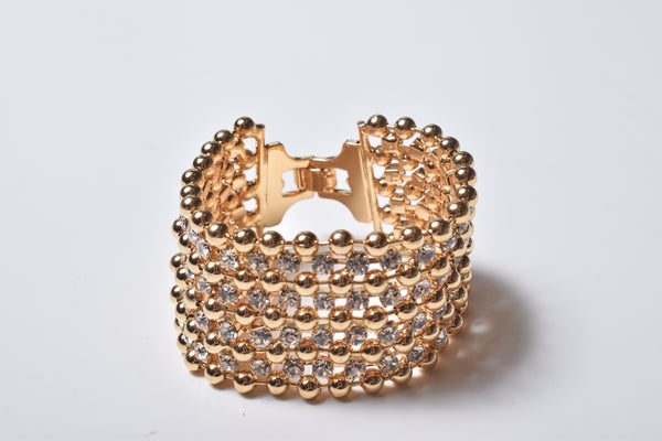 BALL STONE WIDE BRACELET