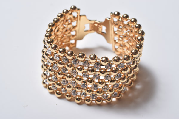 BALL STONE WIDE BRACELET