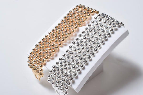 BALL STONE WIDE BRACELET