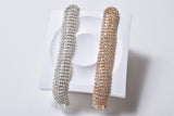RHINESTONE WIDE BRACELET