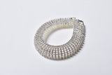 RHINESTONE WIDE BRACELET