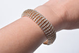 RHINESTONE WIDE BRACELET