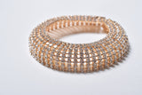 RHINESTONE WIDE BRACELET