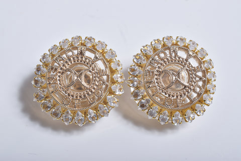 MEDALLION EARRING