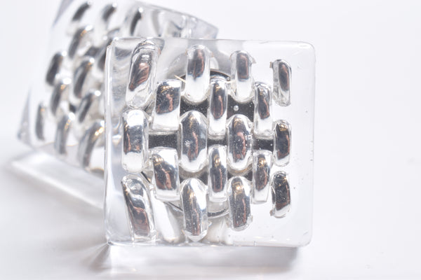 MOSAIC CHAIN EARRING/PIERCE