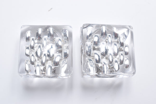 MOSAIC CHAIN EARRING/PIERCE
