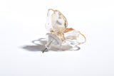 CLEAR FLOWER MINI EARRING/PIERCE