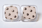 DOT SQUARE EARRING