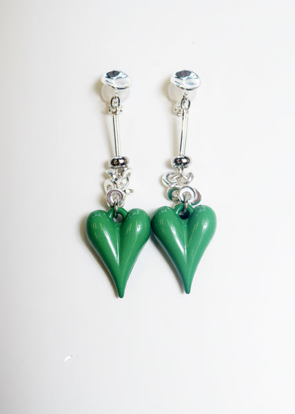 THIN HEART EARRING/PIERRCE