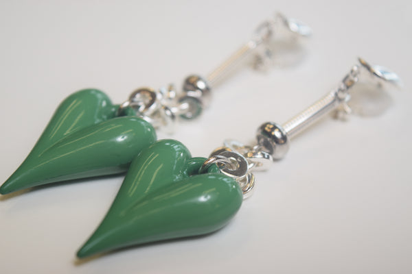 THIN HEART EARRING/PIERRCE