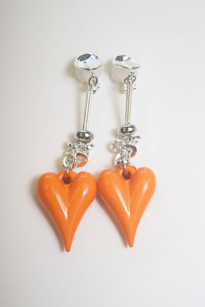 THIN HEART EARRING/PIERRCE