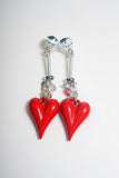 THIN HEART EARRING/PIERRCE