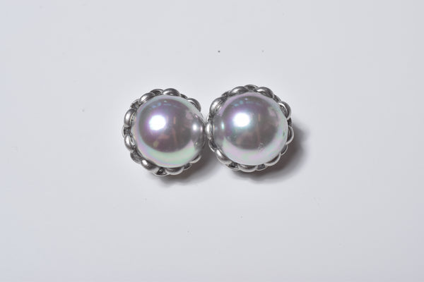 CHAIN PEARL M  EARRING/PIERCE