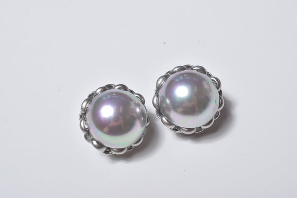 CHAIN PEARL M  EARRING/PIERCE