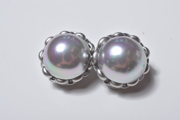 CHAIN PEARL M  EARRING/PIERCE