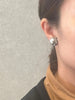CHAIN PEARL M  EARRING/PIERCE