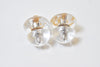 EMBLEM CLEAR EARRING/PIERCE