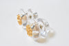 EMBLEM CLEAR EARRING/PIERCE