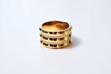 GEOMETRIC STONE RING