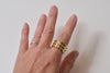 GEOMETRIC STONE RING