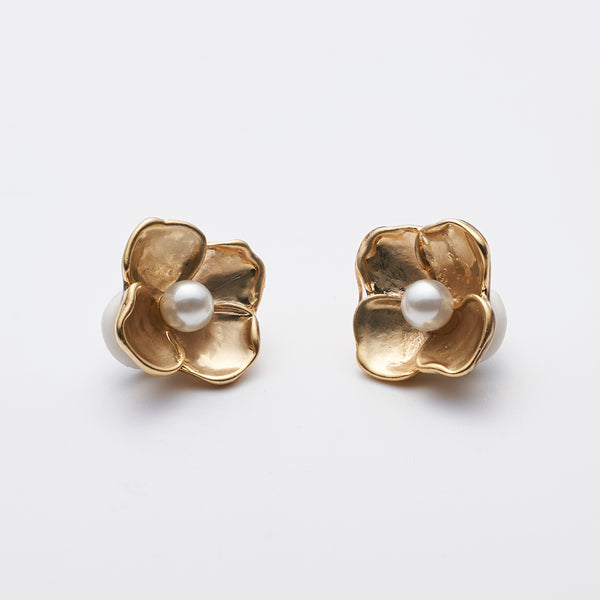 MINI FLOWER EARRING/PIERCE