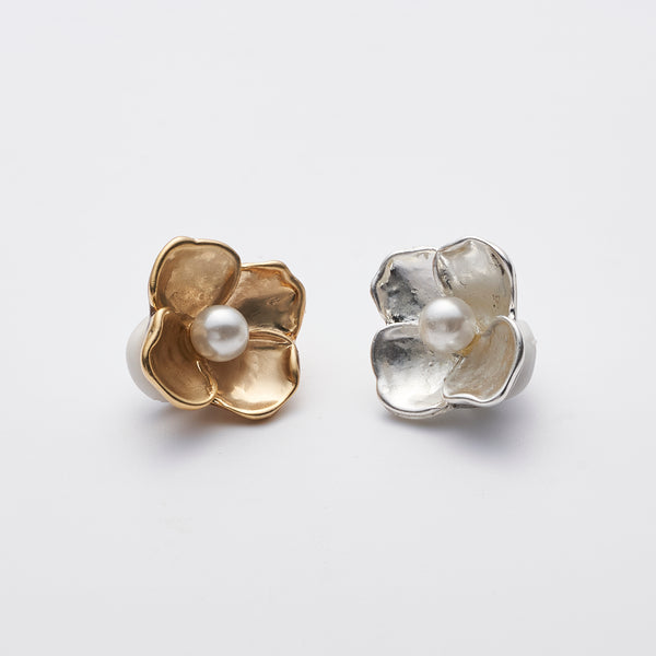 MINI FLOWER EARRING/PIERCE