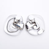 FOOP CLEAR EARRING