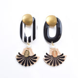 ORVAL RATTAN EARRING