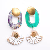 ORVAL RATTAN EARRING