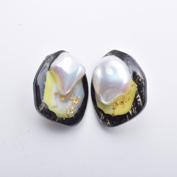 BEKKO FOIL EARRING/PIERCE