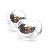 DOME CLEAR EARRING/PIERCE