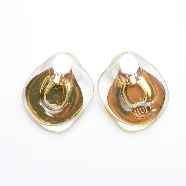 SHELL PEARL EARRING/PIERCE
