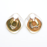 SHELL PEARL EARRING/PIERCE