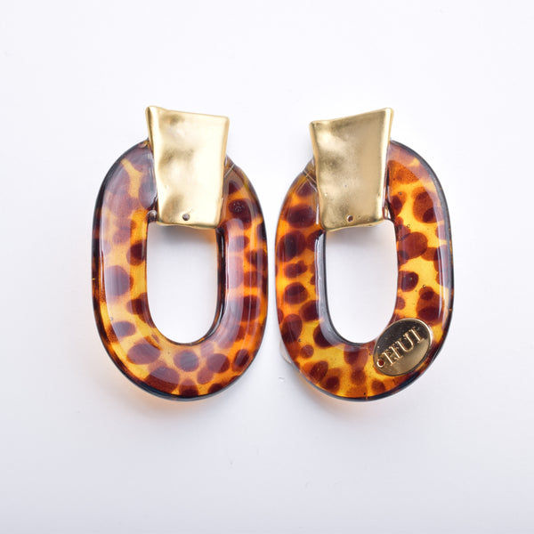 ORVAL PATTERN EARRING/PIERCE