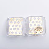 GROSGRAIN EARRING/PIERCE