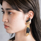 FEATHER EARRING/PIERCE