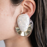 MOSAIC SHELL EARRING