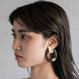 ORVAL PATTERN EARRING/PIERCE