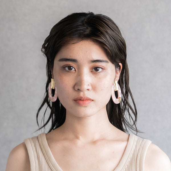 ORVAL PATTERN EARRING/PIERCE