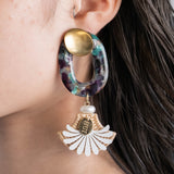 ORVAL RATTAN EARRING